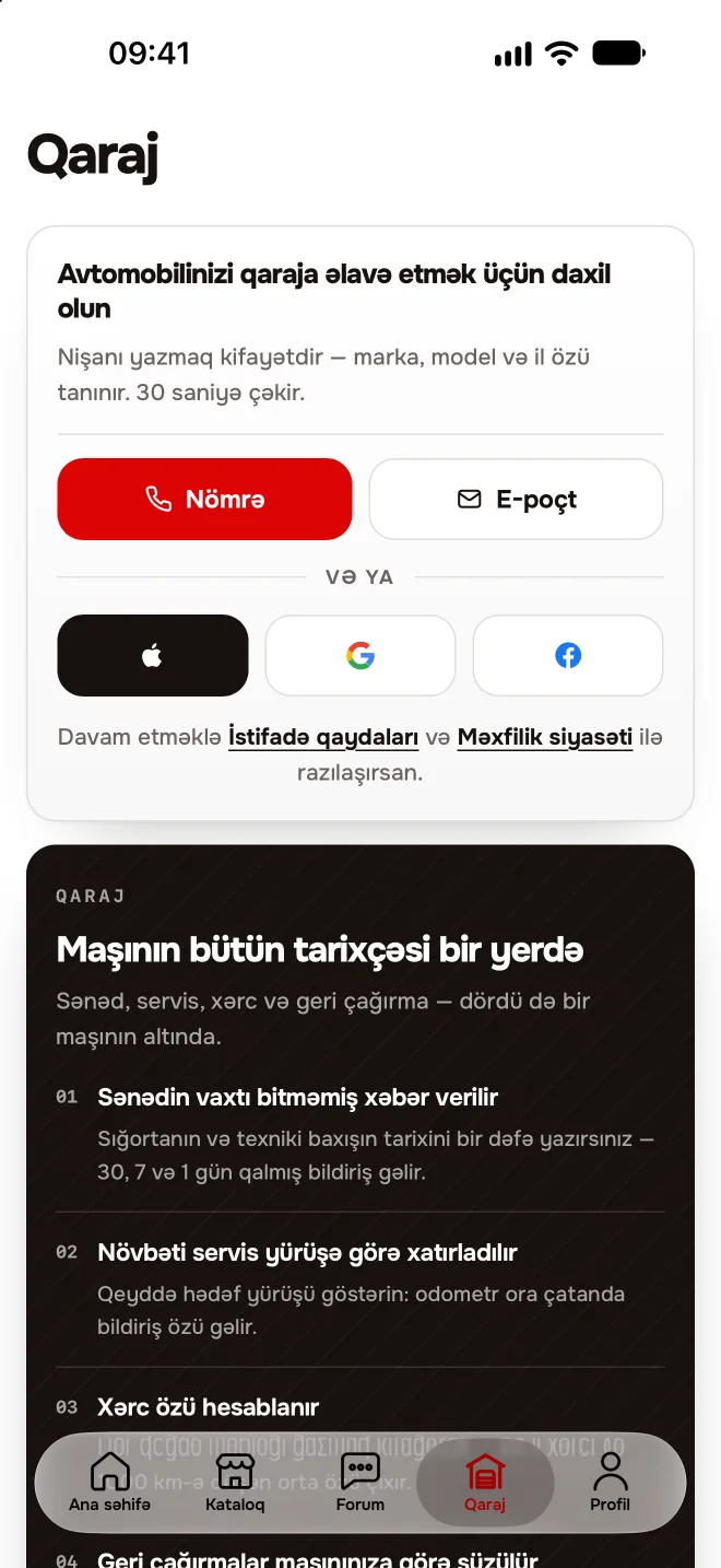 Masterclass tətbiqi — Qaraj